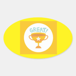 Pegatina Ovalada Acentos y tratamientos en pared > Decales y Pegati