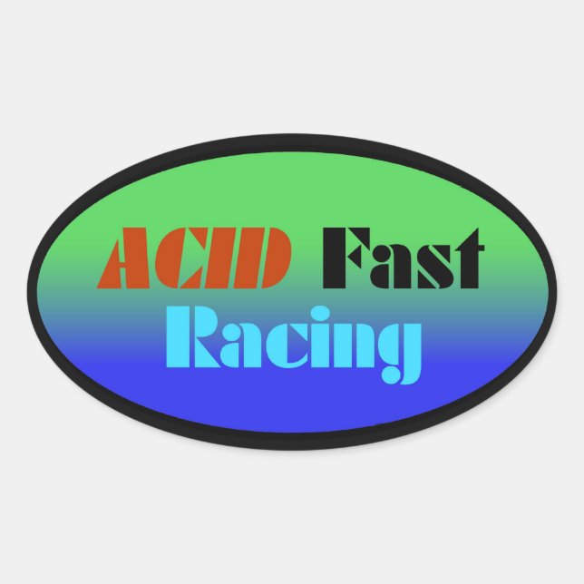 Pegatina Ovalada AFR SuperSticker (Anverso)