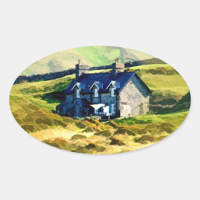 PEGATINA OVALADA AGRICULTURA (Anverso)