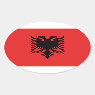 Pegatina Ovalada Albania