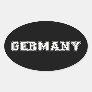 Pegatina Ovalada Alemania
