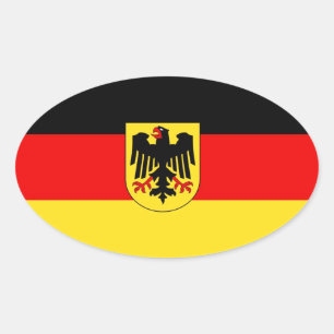 PEGATINA OVALADA ALEMANIA