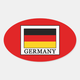 Pegatina Ovalada Alemania
