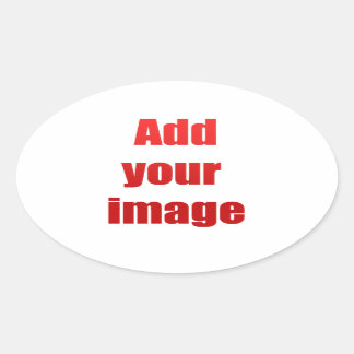 Pegatina Ovalada Añadir la imagen al personalizar