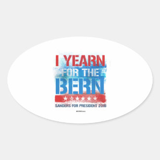 Pegatina Ovalada Anhelo el Bern