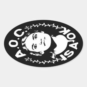 Pegatina Ovalada AOC es A-OK