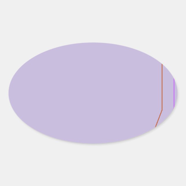 Pegatina Ovalada arte abstracto gris 8297 (Anverso)