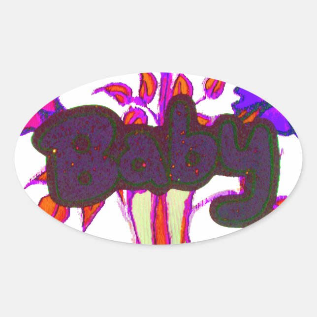 Pegatina Ovalada Arte cardíaco keniano: Amo a Kenia (Anverso)