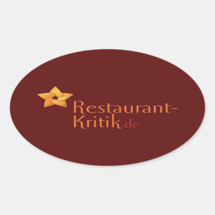 Pegatina Ovalada Aufkleber