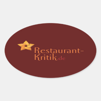 Pegatina Ovalada Aufkleber