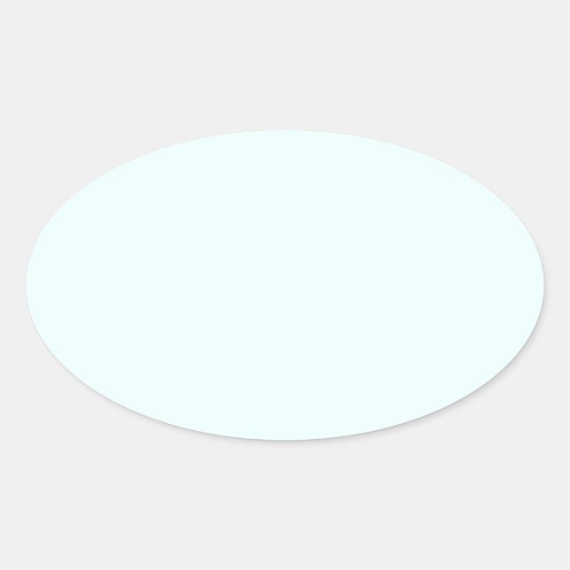 Pegatina Ovalada Azure (color X11/web) (color sólido) (Anverso)