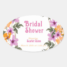 Baby shower de flores silvestres rosadas modernas 