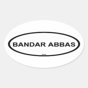 PEGATINA OVALADA BANDAR ABBAS