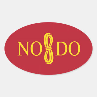 Pegatina Ovalada Bandera de Sevilla (España)