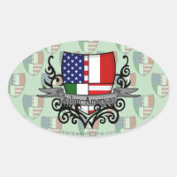 Bandera Escudo Italiano-Estadounidense
