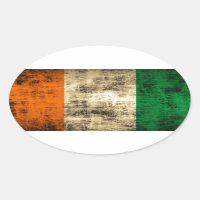 Bandera irlandesa Grunge