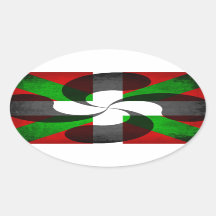 Bandera y cruz vascas