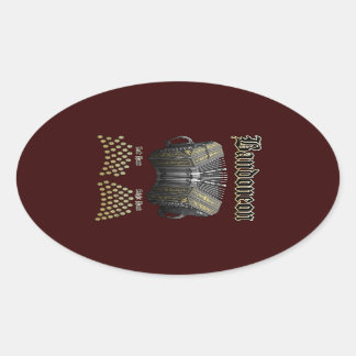 Pegatina Ovalada Bandoneon 2