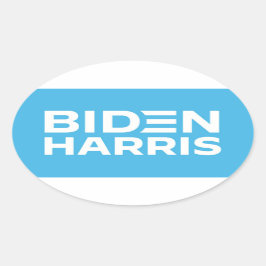 PEGATINA OVALADA BIDEN HARRIS