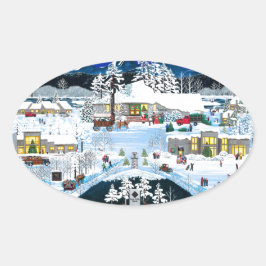Pegatina Ovalada Black Butte Resort
