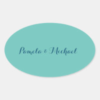 Boda Elegante Azul Clásico Minimalista