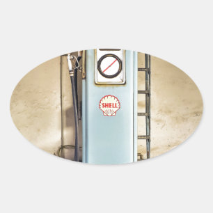 Pegatina Ovalada bomba de gas