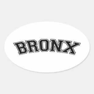 PEGATINA OVALADA BRONX