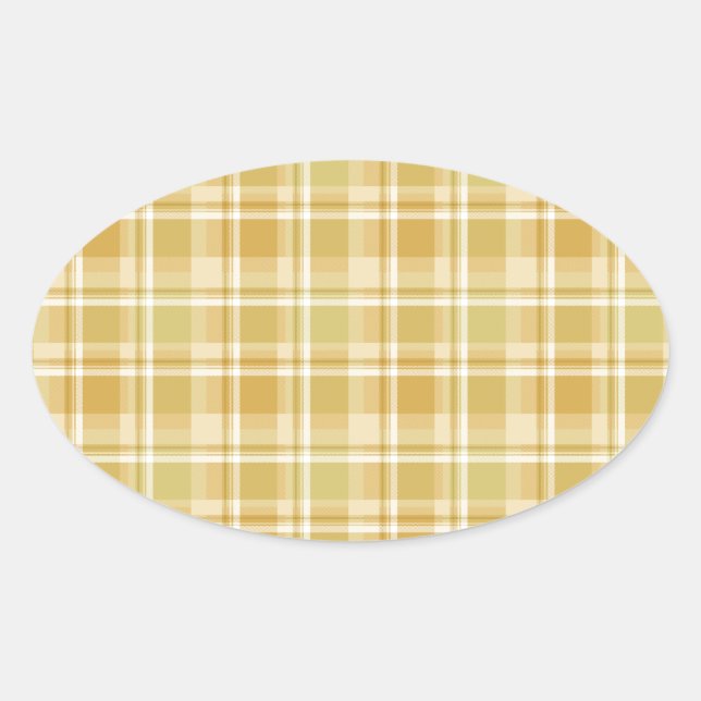 Pegatina Ovalada brotes de otoño blandos (Anverso)