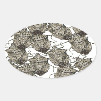 Pegatina Ovalada Bugs Stink