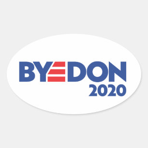 PEGATINA OVALADA BYEDON