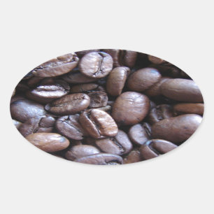 Pegatina Ovalada Café loco