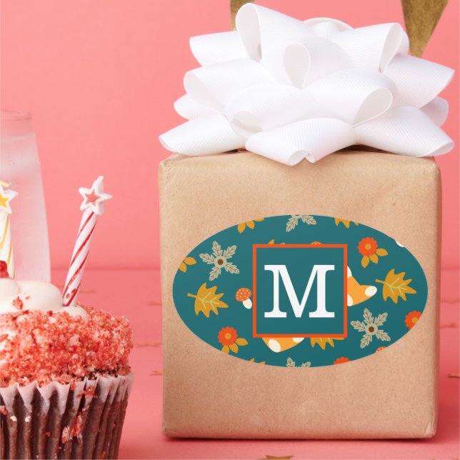 Pegatina Ovalada Caída personalizada (Fiesta)