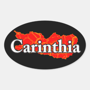 Pegatina Ovalada Carintia