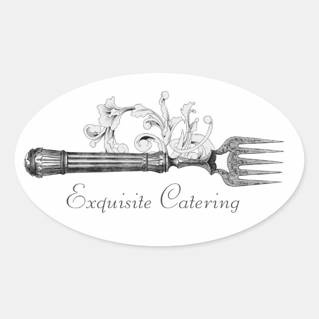 Pegatina Ovalada CG Vintage Silver Divine Fort (Anverso)