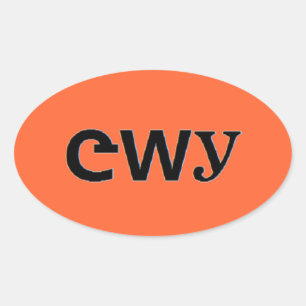 Pegatina Ovalada Cherokee