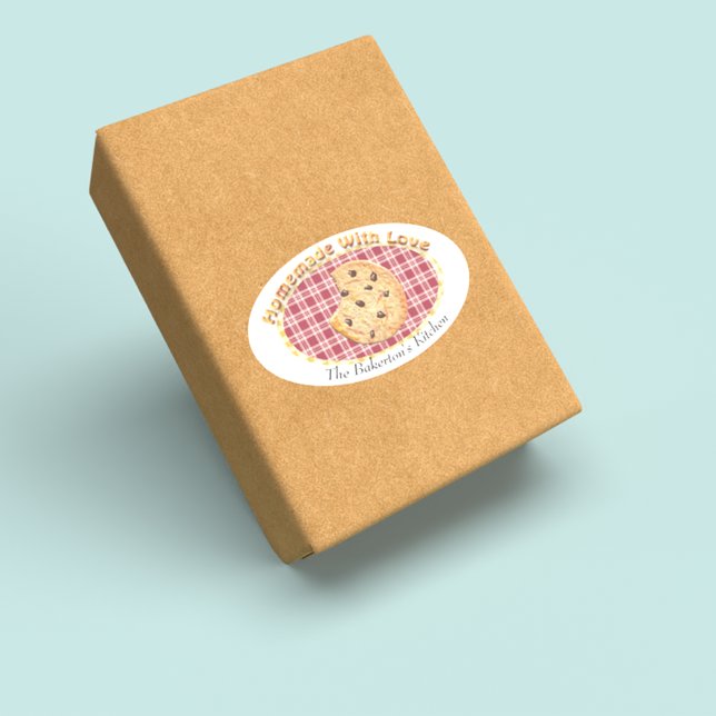 Pegatina Ovalada Cocinas caseras con amor (Subido por el creador)