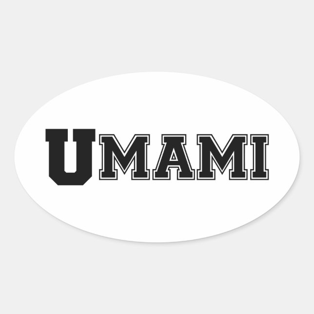 PEGATINA OVALADA COLEGIO UMAMI (Anverso)