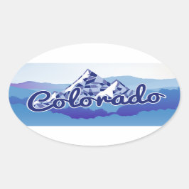 Pegatina Ovalada Colorado
