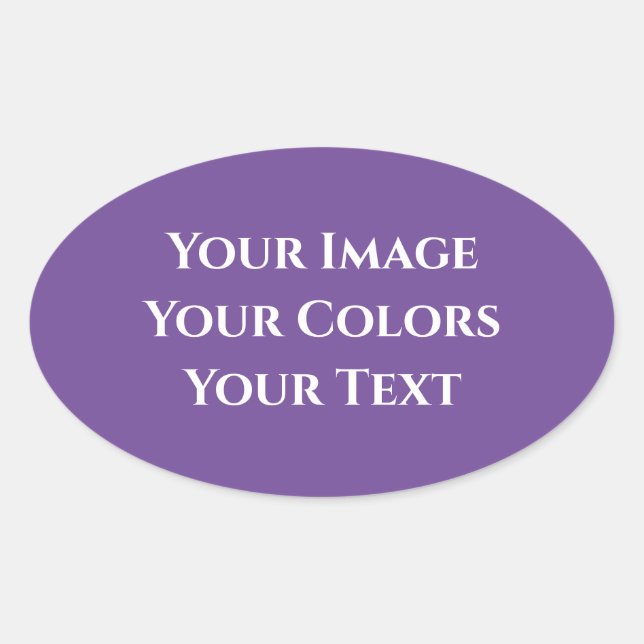 Pegatina Ovalada Crea el tuyo (Anverso)