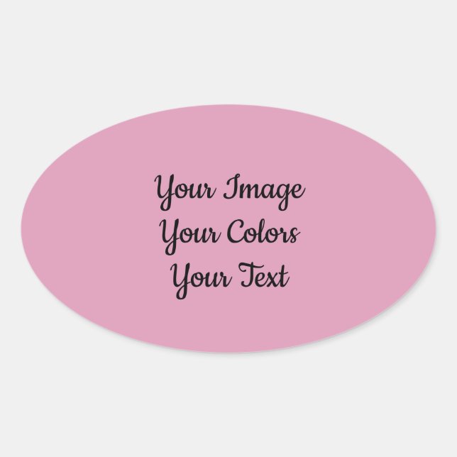 Pegatina Ovalada Crea lo Tuyo (Anverso)