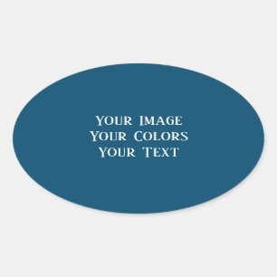 Pegatina Ovalada Crea lo tuyo