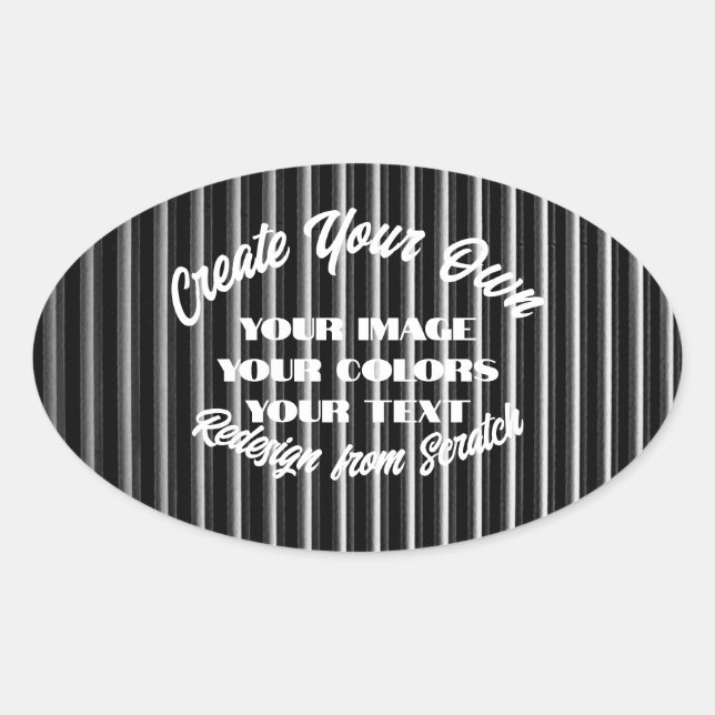 Pegatina Ovalada Crea tus Propias (Anverso)