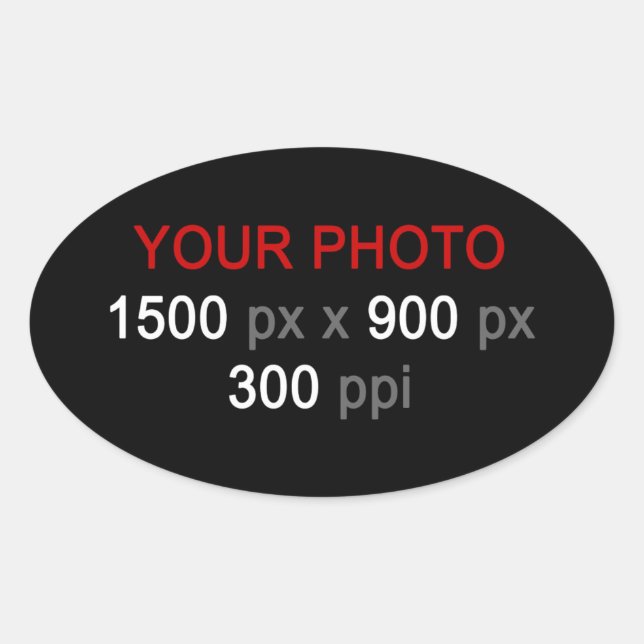 Pegatina Ovalada Creaciones personales (Anverso)