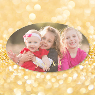 Pegatina Ovalada Crear hoja de Pegatinas de fotografía Oval para Pe