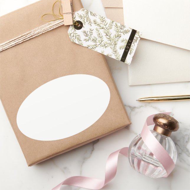 Pegatina Ovalada Crear sus propios Pegatinas Oval Personalizados (Regalar)