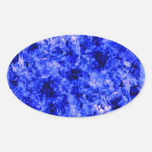 Pegatina Ovalada Cristalizado por Kenneth Yoncich