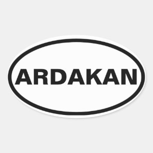 Pegatina Ovalada CUATRO Ardakan