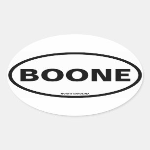 Pegatina Ovalada CUATRO Boone