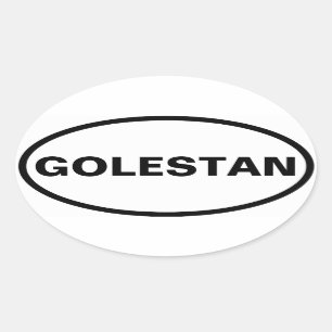 Pegatina Ovalada CUATRO Golestán