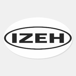Pegatina Ovalada CUATRO Izeh